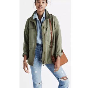 Madewell Fleet Military Army Green Jacket